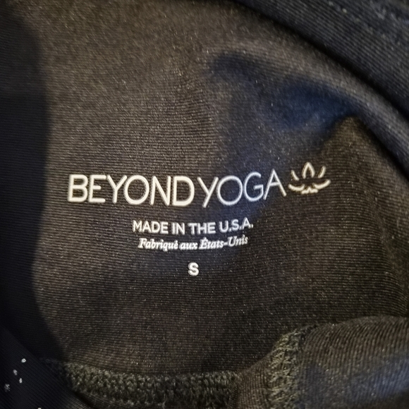 Beyond Yoga Spacedye High Waisted Alloy Ombre Black and Speckled Leggings Small - Picture 5 of 5